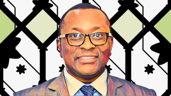 Information Minister Jenfan Muswere during a press briefing on the shutdown